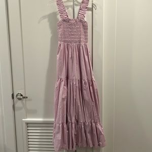 Abercrombie pink maxi dress
